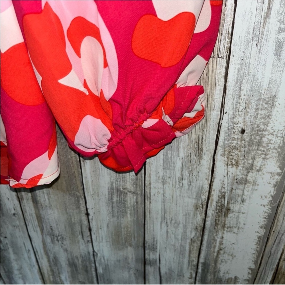 Michelle McDowell Pink Popover Blouse - Picture 4 of 6